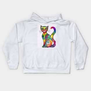 I invented a cat Kids Hoodie